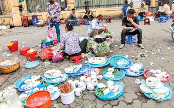 nguy cơ không an toàn thực phẩm đường phố